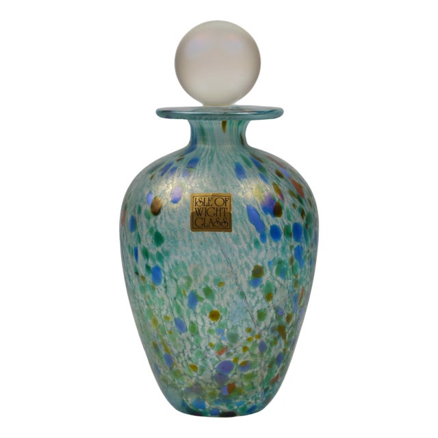 Studio Glass Perfume Bottle from Isle of Wight Glass, England, 1970s For Sale