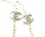Contemporary Chanel Silver CC Bubble Pearl Pearl Necklace For Sale - Image 3 of 4