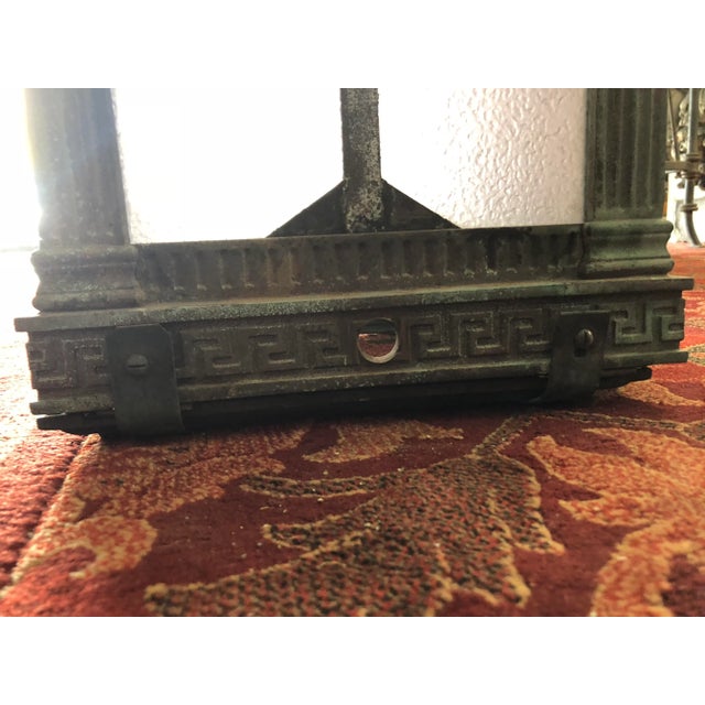 1910s Neoclassical Copper Lantern For Sale - Image 12 of 13