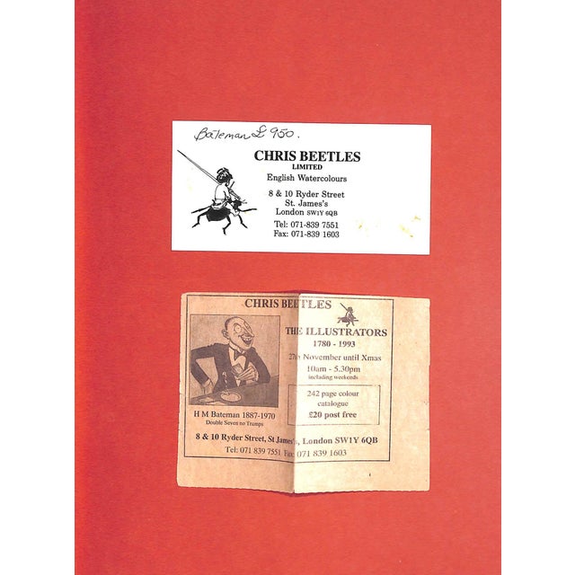 1980s "The Man Who Was H. M. Bateman" 1982 Anderson, Anthony For Sale - Image 5 of 12