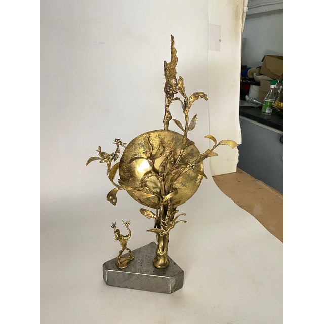 1990s Brass Sculpture in Brass and Aluminium by Tossello, 1999 For Sale - Image 5 of 15
