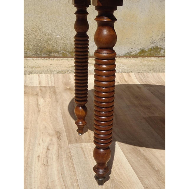 Walnut Top Flap Table For Sale - Image 16 of 18