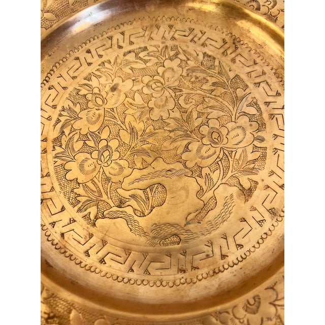 Early 20th Century Early 20th Century Mixed Metal Scholar’s Stone Lotus Tray - Styled After Tony Duquette & James Mont For Sale - Image 5 of 12