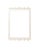 Contemporary Fleur Home Garden District Laurel Rectangle Mirror in Swiss Coffee, 24x36 For Sale - Image 3 of 3