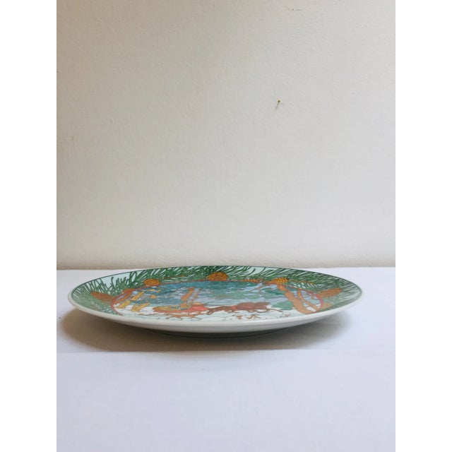 Winter Forest Decorative Plate by K. Blume for Villeroy & Boch, 1970s For Sale - Image 4 of 6