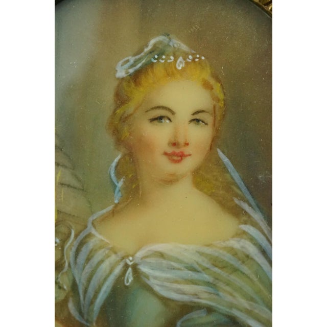 Herme and Says, Miniatures, 1900s, Cellulose, Framed, Set of 2 For Sale - Image 17 of 18