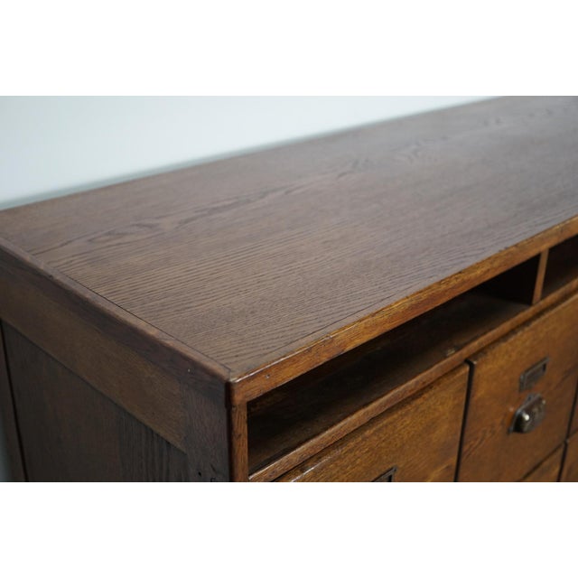 Large French Oak Apothecary Cabinet, 1930s For Sale - Image 10 of 18