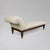 1920's Chaise Lounge With Carved Walnut Base, Newly Upholstered For Sale - Image 4 of 8