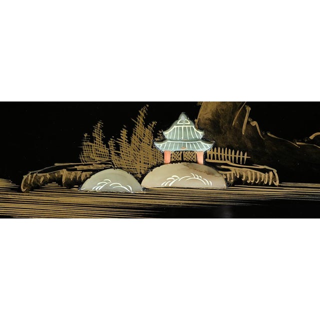 Lacquered Wood Living Room Table, Chna, 1950s For Sale - Image 12 of 18