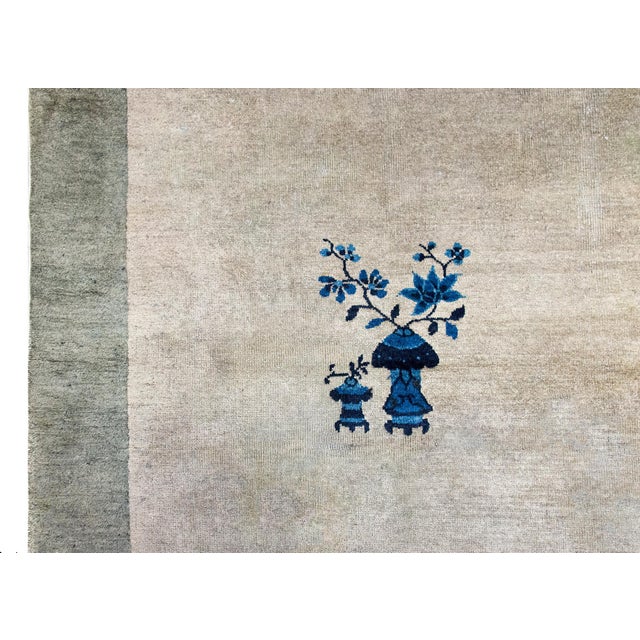 Light Gray Early 20th Century Chinese Art Deco Rug For Sale - Image 8 of 15