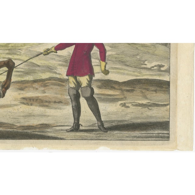Georg Simon Winter von Adlersflügel, Baroque Dressage Horse in Collection, 1678, Print For Sale - Image 6 of 9