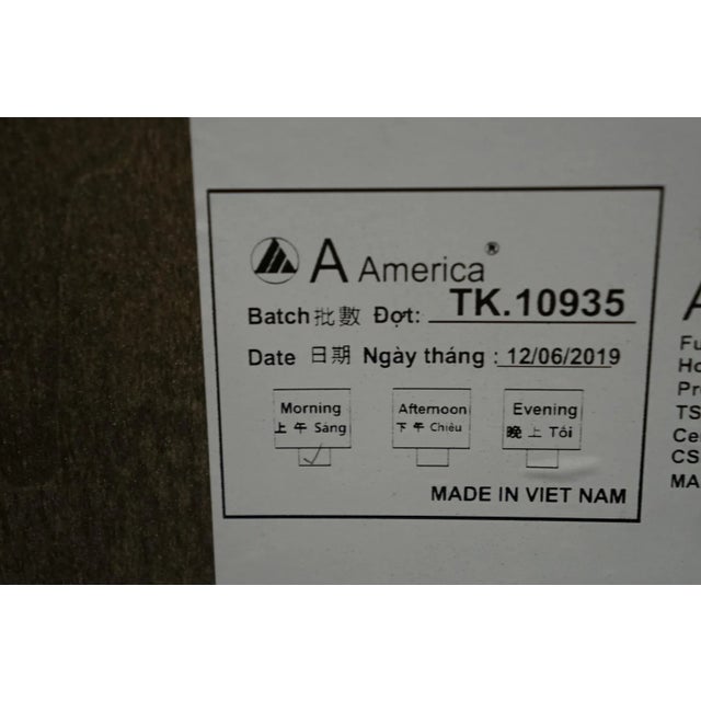 A-America Glacier Point Collection Solid New Zealand Pine 27" Three Drawer Nightstand - Greystone Finish For Sale - Image 12 of 12