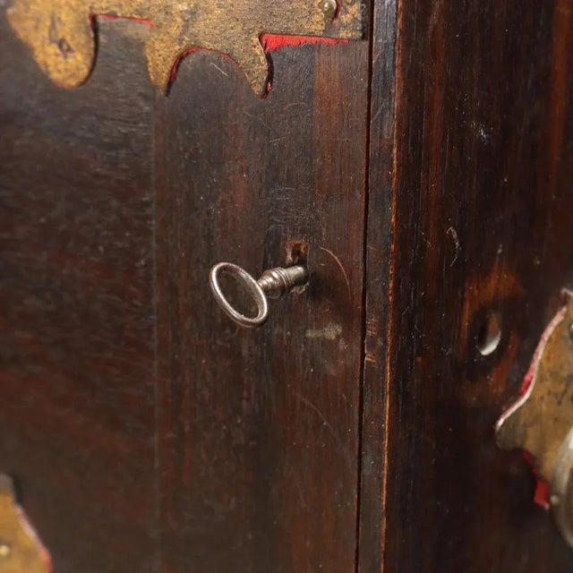 Small Vintage Wooden Cabinet For Sale - Image 6 of 13