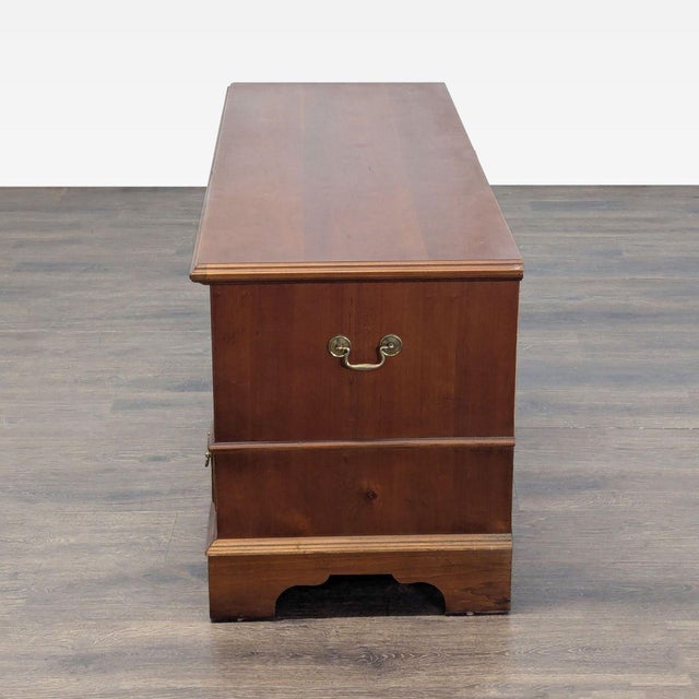 Lane Furniture Vintage Lane Cedar Lined Trunk For Sale - Image 4 of 11