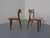 Model 138 Teak & Kvadrat Hallingdal Dining Chairs by Johannes Andersen for Uldum Møbelfabrik, Denmark, 1960s, Set of 2 For Sale - Image 6 of 18