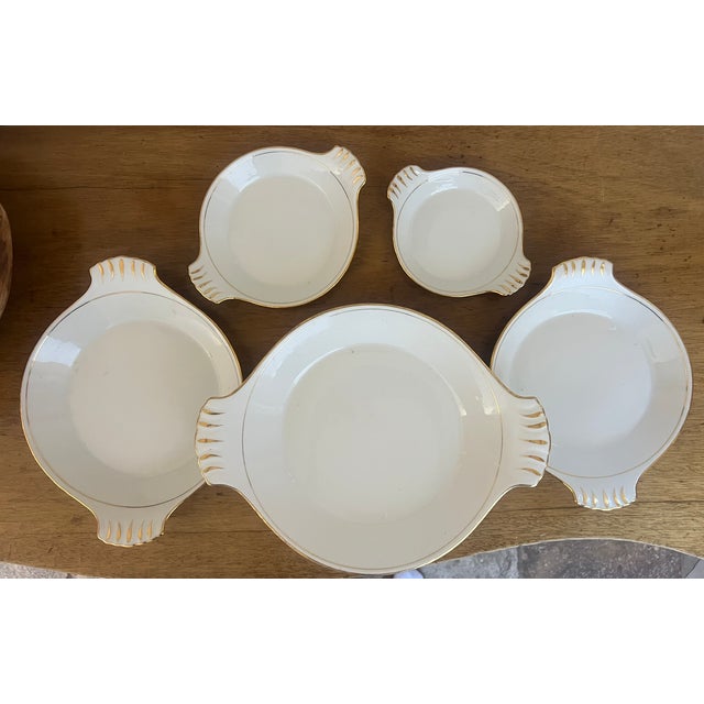 French Nesting Bowl by Louis Louriou-Set of 5 For Sale - Image 4 of 9