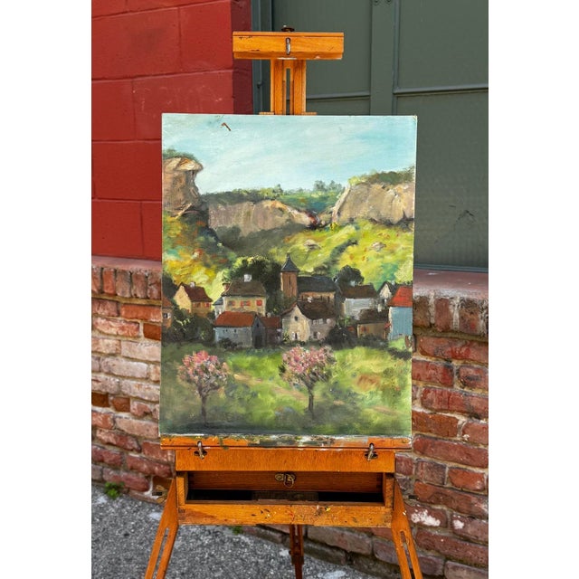 Impressionist 1960's Plein Air Oil Painting on Canvas - Unknown Artist For Sale - Image 3 of 11