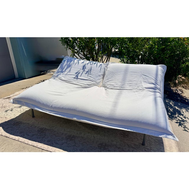 LIGNE ROSET CALIN love seat. Designer sofa, adjustable back. The brand name is no longer visible on the sewn in tag as you...