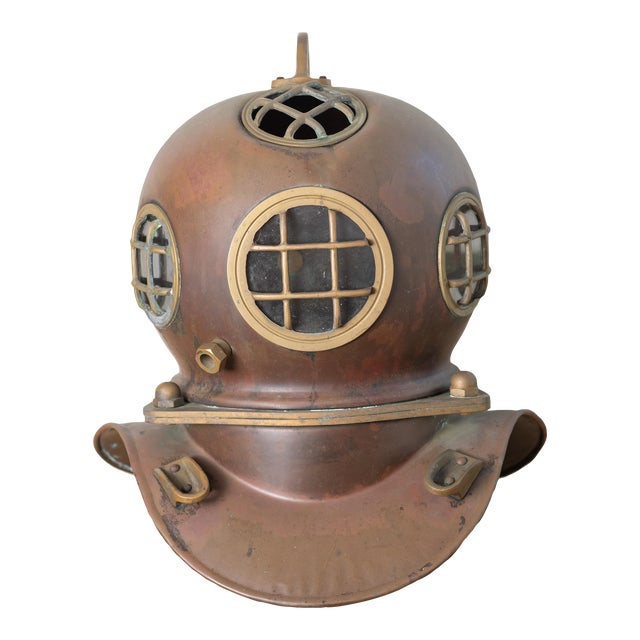 Vintage Replica of a Deep Sea Diving Helmet Chairish