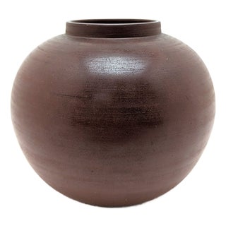 Bauhaus Spherical Vase from Böttger Steinzeug, 1920s For Sale