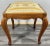 Brown Vintage French Louis Style Oak Ottoman For Sale - Image 8 of 10