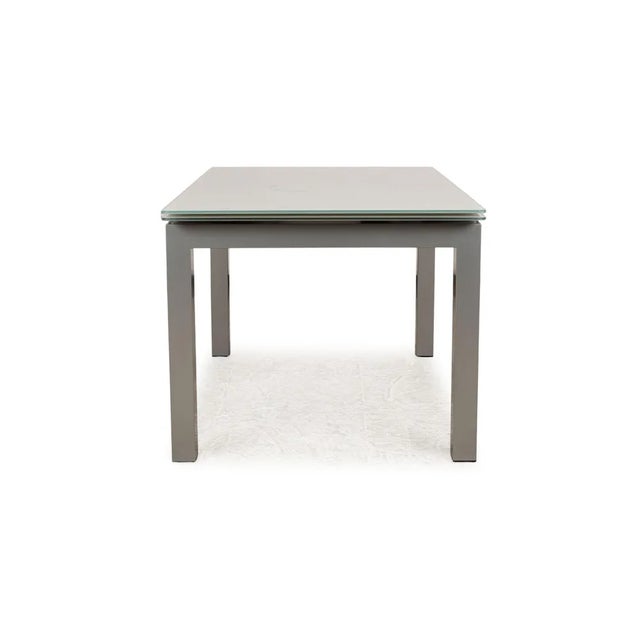 Extendable Dining Table in Glass from Calligaris For Sale - Image 9 of 12