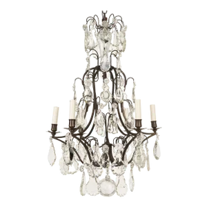 French Louis XV Style Crystal Chandelier