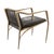 Not Yet Made - Made To Order "Inizio" Dining Room Chair With Bronze and Tailor Made Leather For Sale - Image 5 of 6