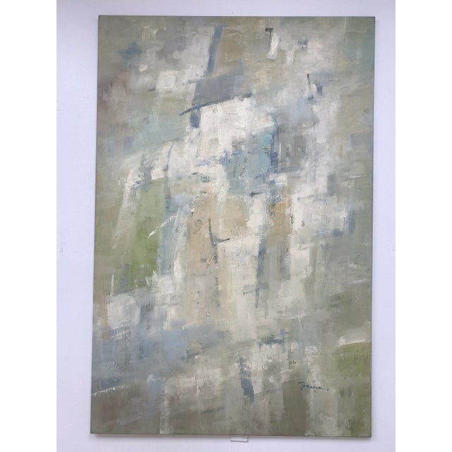 A bold and earthy original oil painting on canvas featuring rich layers of natural color and palette knife texture. Warm...