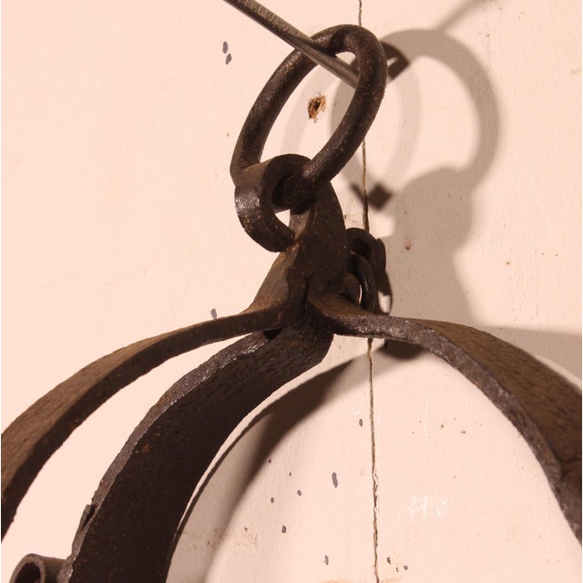 Metal Medieval-Style Wrought Iron Wall Sconces, 1970s, Set of 2 For Sale - Image 7 of 8