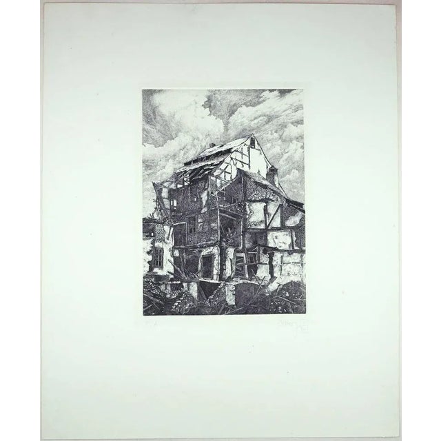 Jörg Olberg, Agonie, 1987, Etching For Sale - Image 3 of 6
