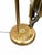 Metal Mid 20th Century Mid-Century Modern Italian Murano Style Brass Palm Leaf Floor Lamp For Sale - Image 7 of 7