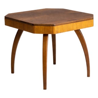 H-278 Card Table by Jindřich Halabala, 1930s For Sale