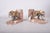 Brown Art Deco Greyhound Bookends in Bronze-Finished Metal on Red Marble, 1930s, Set of 2 For Sale - Image 8 of 8