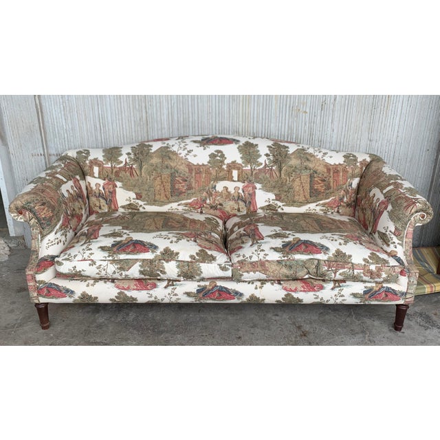 19th Century Pair of Antique Sofas in the Manner of Howard and Sons For Sale - Image 4 of 17