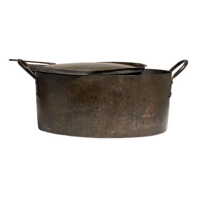 19th Century France Chocolate Metal Serving Piece For Sale