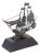 Silver Filigree Caravel with Wooden Base For Sale