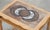 Wood Danish Brutalist Oak Bedside Table with Ceramic Tiles, 1960s For Sale - Image 7 of 10