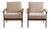 Vintage Lounge Chairs by Arne Wahl Iversen for Komfort, 1960s, Set of 2 For Sale