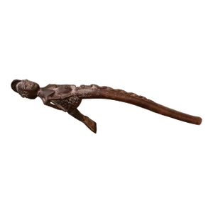 Circa 1920 Luba Figural Ceremonial Adze