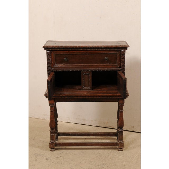 18th Century 18th Century Italian Classical Brown Wood Butler’s Desk For Sale - Image 5 of 11