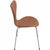 Wood Seven Chairs in Walnut and Leather by Arne Jacobsen, 1970s, Set of 6 For Sale - Image 7 of 18