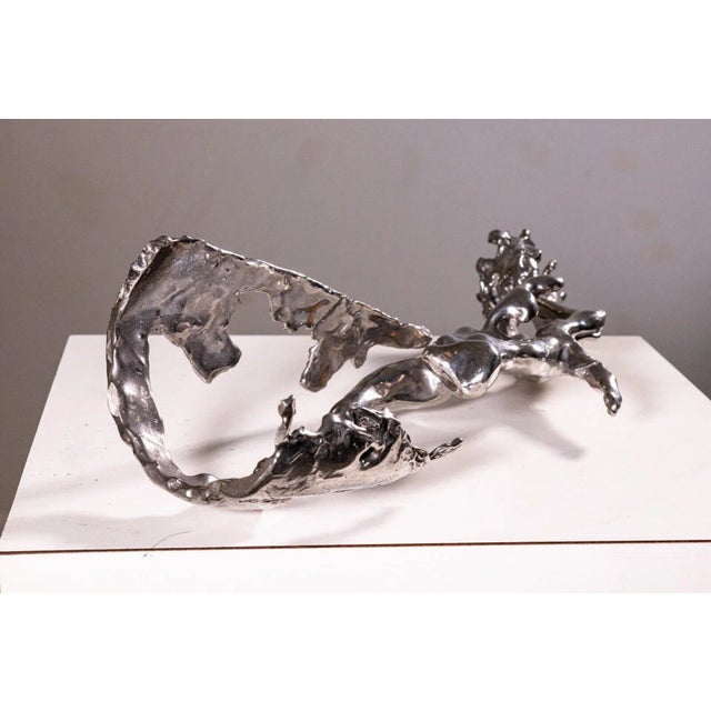 1970s Don Snyder Galvenized Steel Sculpture 1974 For Sale - Image 5 of 6