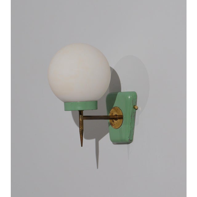 Mid-Century Modern Italian Wall Sconce, 1950s For Sale - Image 6 of 8