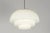 Bauhaus Opaque White Glass Ceiling Lamp, 1930s For Sale - Image 3 of 9