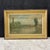 Atmospheric landscape painting by Mathieu Thirionet (1860–1937) depicting a tranquil waterside scene with distant...