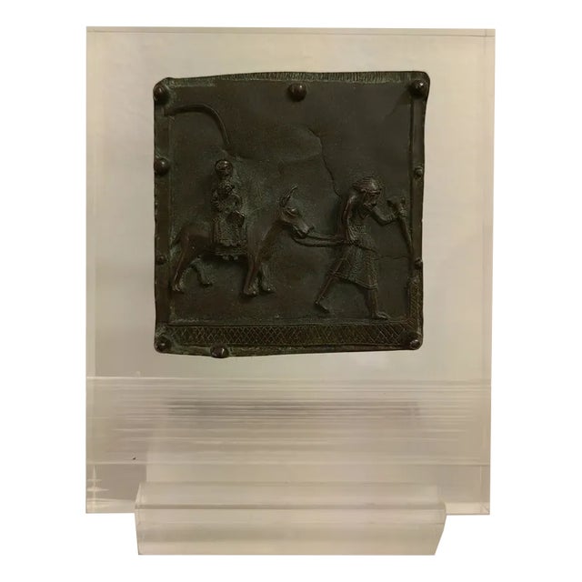 The Escape of the Holy Family to Egypt Bronze Sculpture, 1800s For Sale