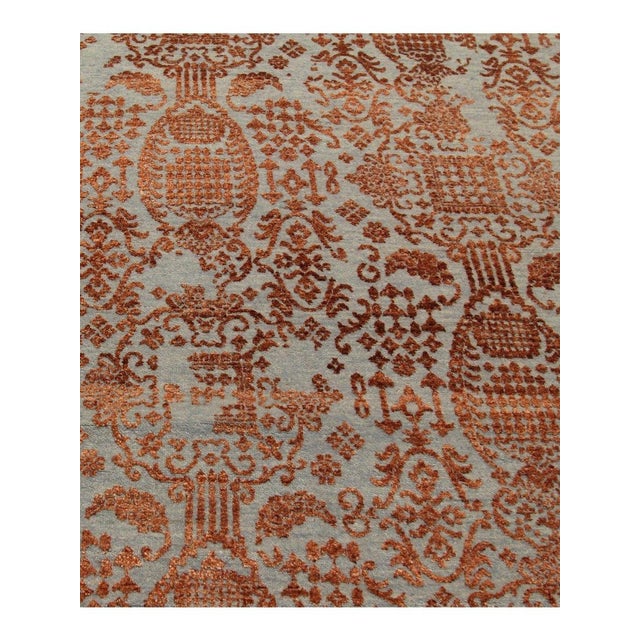 Handwoven Transitional Area Rug 10x14 For Sale - Image 4 of 12
