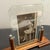 1930s 1930s Art Deco Wood, Chromed Metal and Glass French Picture Frame For Sale - Image 5 of 11