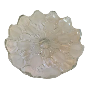 Vintage Sunflower Pedestal Cake Stand/Serving Plate